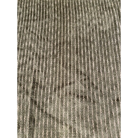 Restoration Hardware Throw Blanket Chenille Sage Green Ribbed Fringe 72x54 - Picture 4 of 7